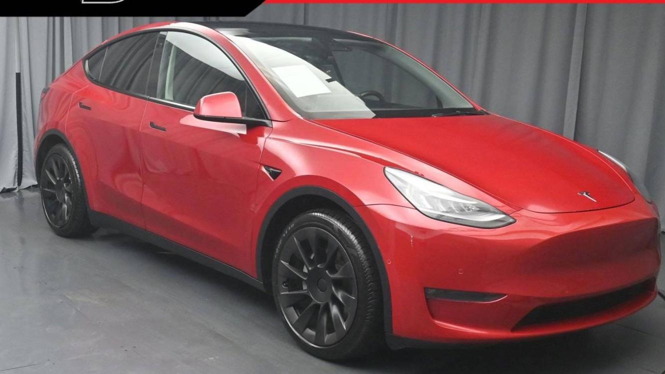 TESLA MODEL Y 2021 5YJYGAEE4MF189168 image